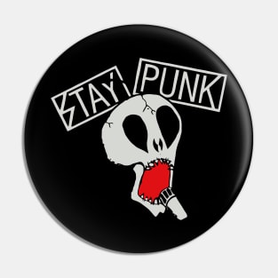 Stay Sing Punk Pin