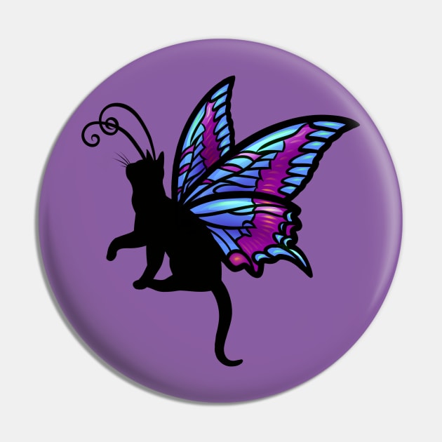 Kitty Fairy Pin by Ellador