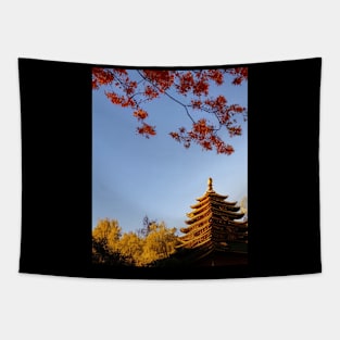 Witch Sacred Temple Hurricane Tapestry