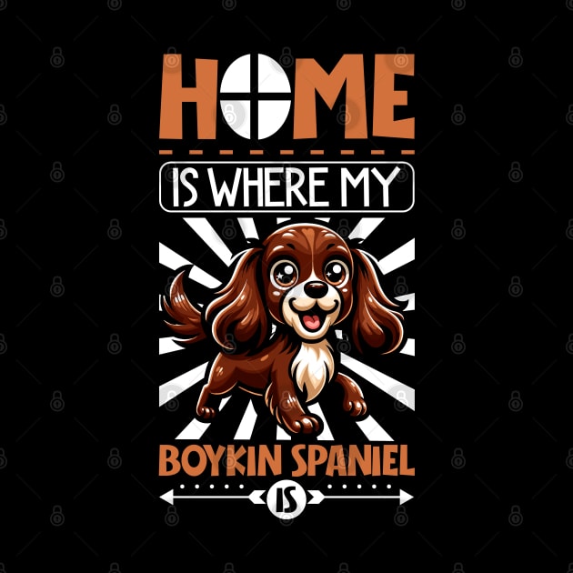 Home is with my Boykin Spaniel by Modern Medieval Design