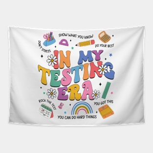 In My Testing Era, Funny Testing Day, Teacher Test Day, You Got This, The STAAR Brain Teacher Tapestry