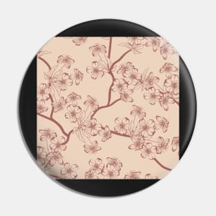 Japandi Cherry Blossom Pin