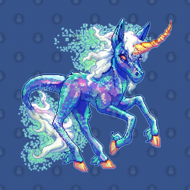 Glowing unicorn by heartnotes3