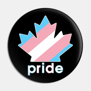 Transgender Pride Maple Leaf Pin