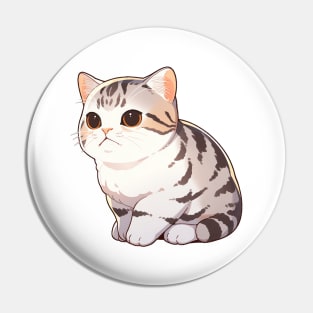 Cute American Shorthair Cat Pin