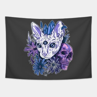 Vapor Cat Tapestry