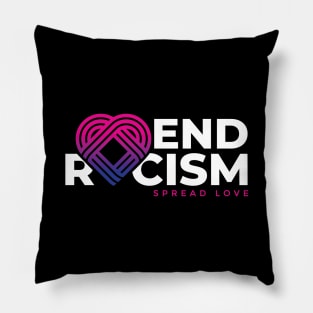 End Racism, Spread love Pillow