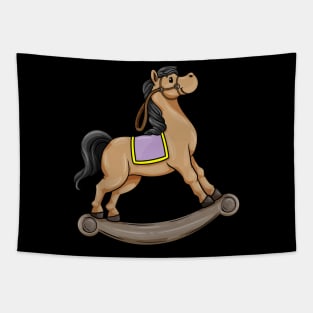 Cute rocking horse Tapestry