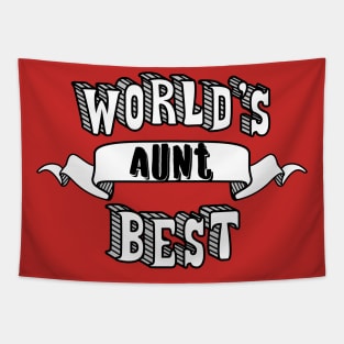 World's Best Aunt Tapestry