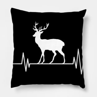 moose heartbeat lover,moose gift animal deer nature in alaska elk Pillow