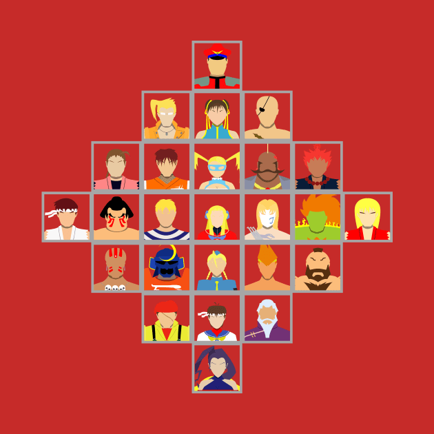 Select Your Character-Street Fighter Alpha 3 by MagicFlounder