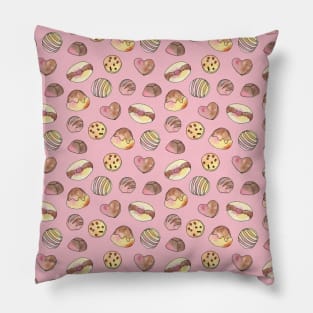 Sweet bakery in doodle style Pillow