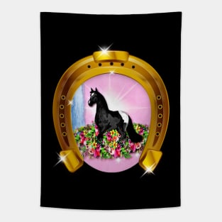 Horse and Horseshoe Tapestry