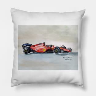 Formula 1 racing car illustration Pillow