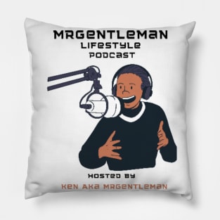 Mrgentleman Lifestyle Podcast Cartoon Family Collection #1 Pillow