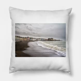 Stormy Aberystwyth Pillow