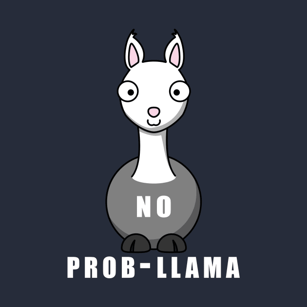 No prob llama gifts T-Shirt hoodie pajamas funny llama by MIRgallery