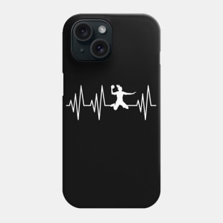 Handball Heartbeat Girl Gift Handball lovers Phone Case