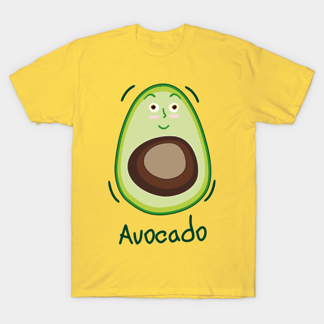 smiley avocado - Avocado Lover Gift - T-Shirt | TeePublic