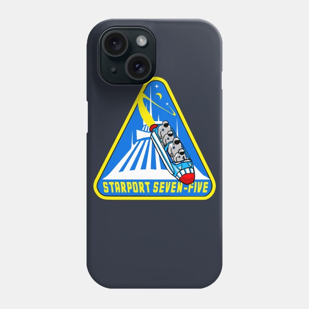 Mountain Range Patch (Space) Phone Case by theSteele