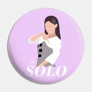 jennie solo silhouette design Pin