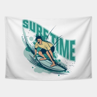 summer, Surf Time Tapestry