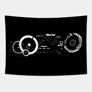 Planetarium eye sky Tapestry