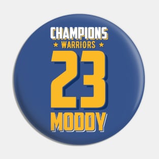 Warriorsss Basketball Champions 2023 Moody Edition Varsity T-Shirt Pin