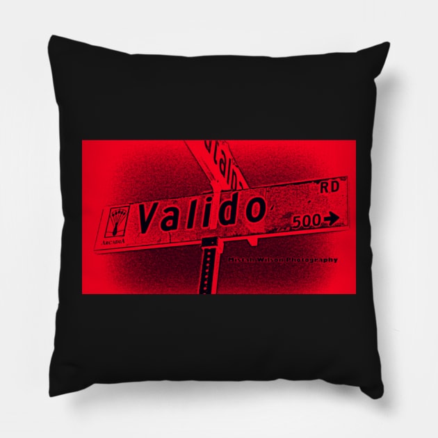 Valido Road, Arcadia, CA by MWP Pillow by MistahWilson