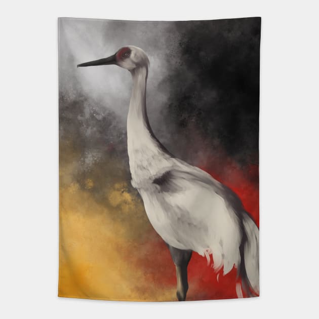 Sandhill Crane Tapestry by Jarrodjvandenberg