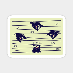 little cats Magnet