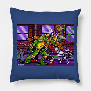 mike vs bebop Pillow