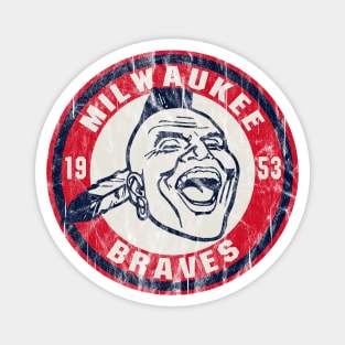 Milwaukee Indian 1953 worn Magnet