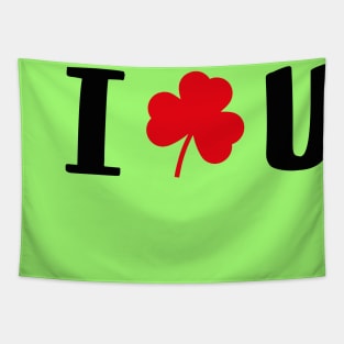 I Love You ST.Patrics Day Valentines Day Gift Ideas Tapestry