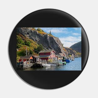 Autumn Colours in Quidi Vidi, Newfoundland, Canada Pin