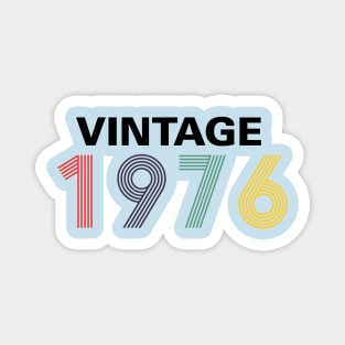 Vintage 1976 Birthday Gift Magnet