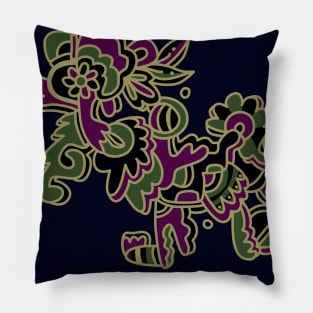 Abstract Nature Bird Pillow