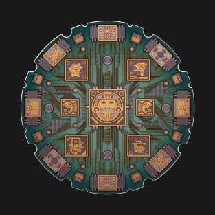 Mayan Circuit Board T-Shirt
