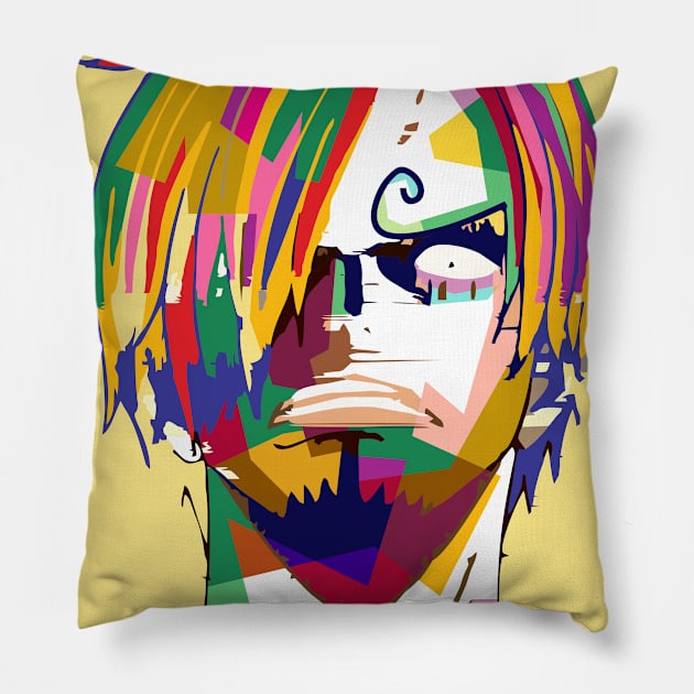 Sanji One Piece Pillow by BarnawiMT