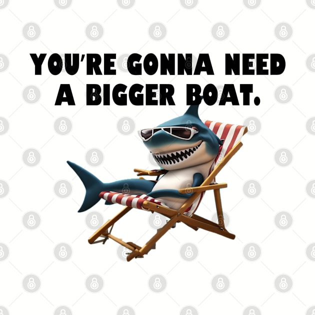 Youre gonna need a bigger boat. by Among the Leaves Apparel