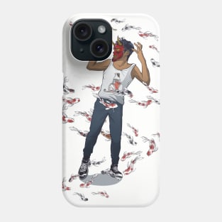 Koi swirl Phone Case