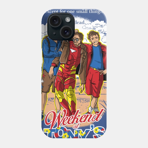 Weekend At Tony's Phone Case by MitchLudwig