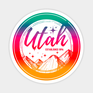 Utah Mountains Magnet