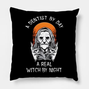 Women's Real Witch Halloween Pillow