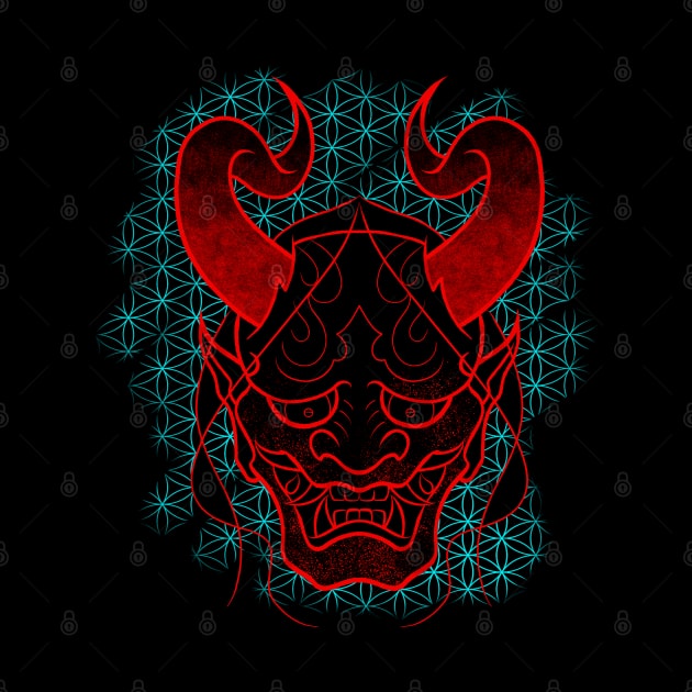 Hannya mask by Jakoboc art