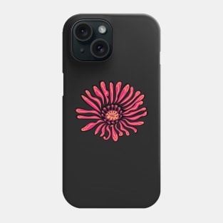 Pink Aster Flower Indigenous WAWEZHI CANADA Phone Case