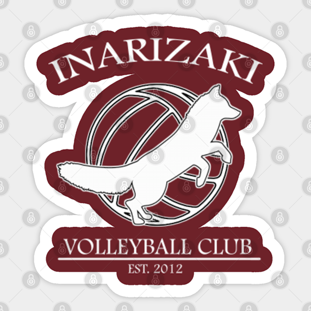 Inarizaki Volleyball Club Haikyu Volleyball Sticker Teepublic Create logo online ⏩ crello【logo maker】create cool company logos free in a few clicks • proven way to recall your business try now. inarizaki volleyball club