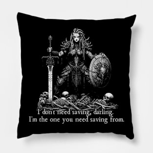 Dark Warrior Pillow