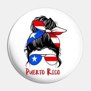 Puerto Rican Girl Puertoriqueña Puerto Rico Girl Pin