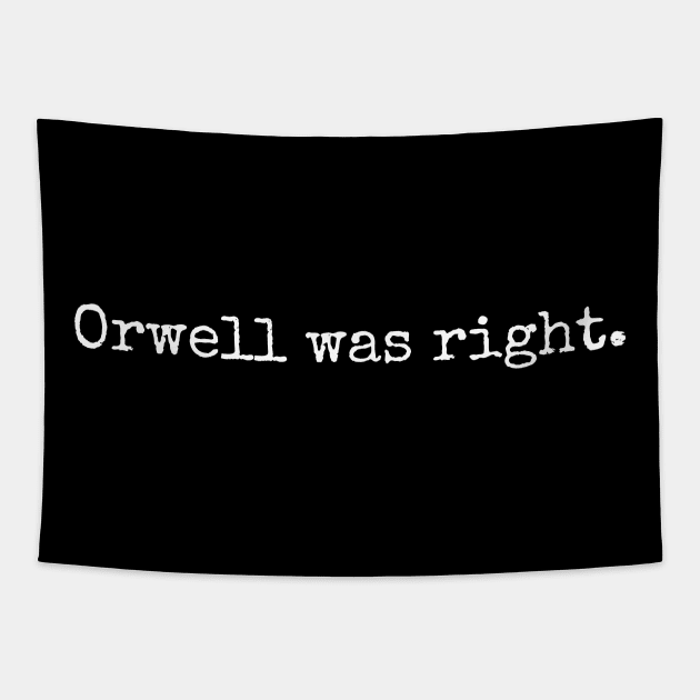 Orwell was right. Tapestry by Scottish Arms Dealer